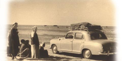 Ein Dachträger aus den 1950er Jahren. Dachträger Mercedes Benz 1950er Jahre.